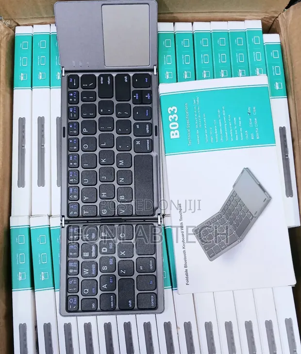 Bluetooth Flexible/Foldable Keyboard with Touchpad - 1