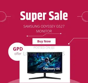 27” Samsung Odyssey G5 Curved Gaming Monitor