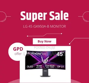 45" LG GX950A-B Ultrawide Curved Gaming Monitor