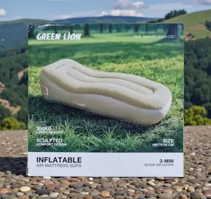 Green Lion Inflatable Air Mattress Sofa