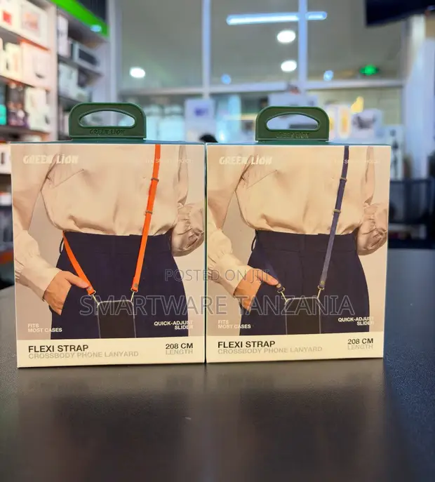 Green Lion Flexi Strap Crossbody Phone Lanyard (208cm) - 1