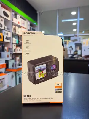 Porodo Go Act 4K UHD Dual Display Action Camera