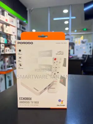 Porodo Echobox Android TV Box 4K Ultra HD