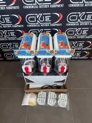 Mashine Mpya ya Slush Juice Vichwa Vitatu (45L)