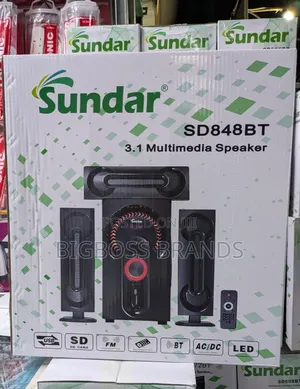 Sundar SD848BT 3.1 Multimedia Subwoofer Speaker