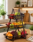 Stainless Steel Multi-Layer Fruit Basket - 1