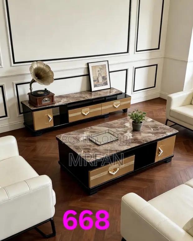 TV Show Case and Coffee Table - Brand New - 1
