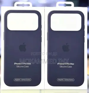 Kifaa cha Magsafe cha Silicone cha iPhone 17 Pro Max - Bluu
