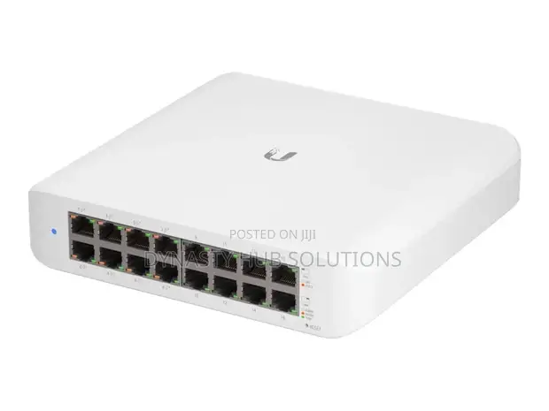 Ubiquiti UniFi USW-Lite-16-POE 16-Port Layer 2 PoE Switch - 1