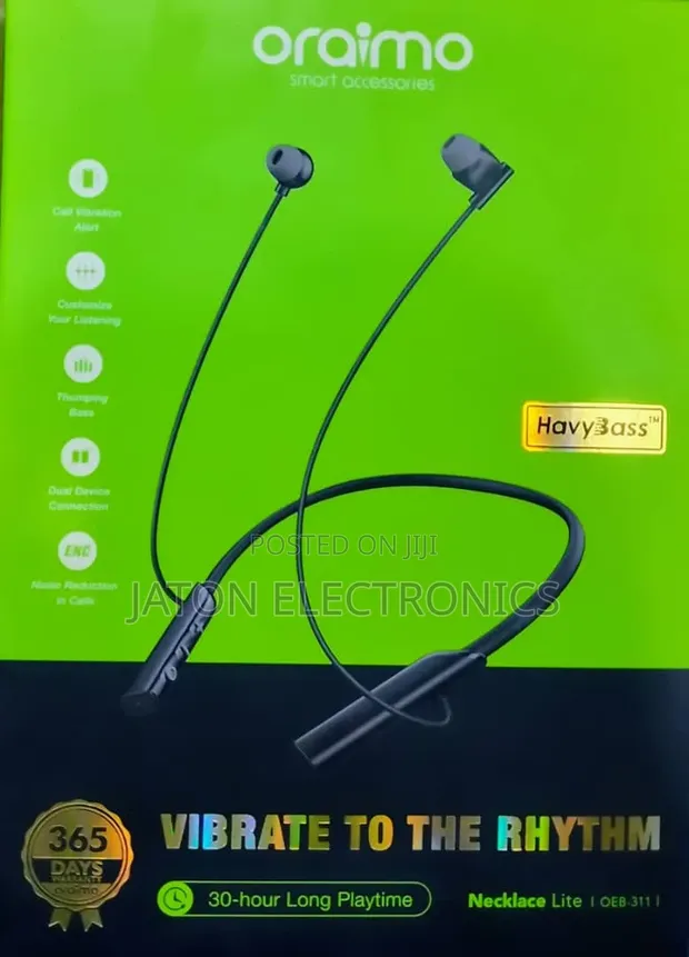 Oraimo Necklace Lite Wireless Earbuds - 1