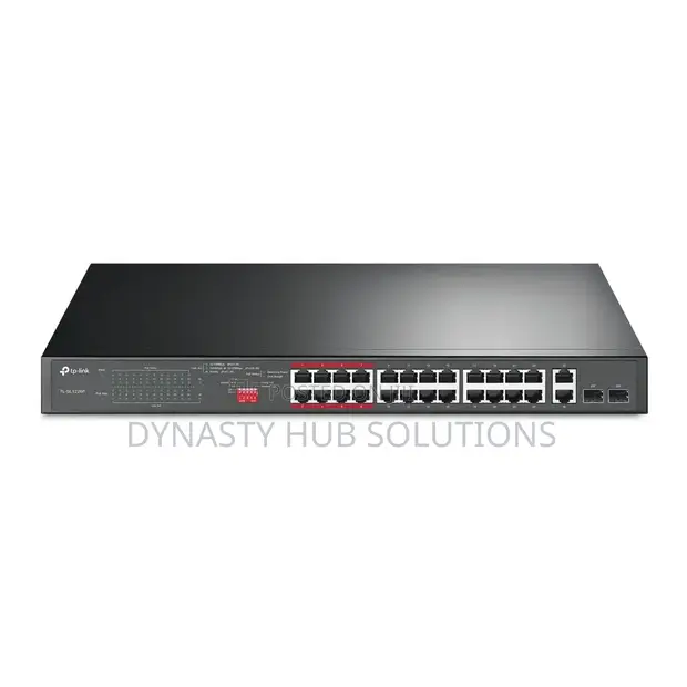 TP-Link TL-SL1226P Switch ya Gigabit PoE+ 24-Port ya Rackmount - 1