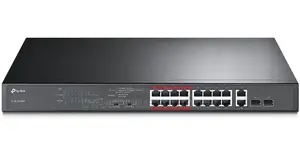 TP-Link TL-SL1218P Switch ya Port 16 PoE+ na Uplinks 2 Gigabit