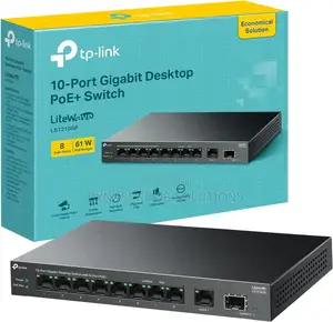 TP-Link LS1210GP 8-Port PoE Gigabit Desktop Switch