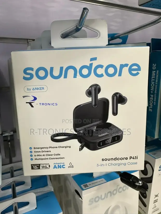 Soundcore P41i by Anker Adaptive Noise Cancelling Earbuds - 1