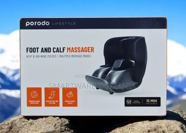 Porodo Foot and Calf Massager with Heat & Air Compression - 1