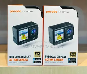 Porodo UHD Dual Display 4K Action Camera