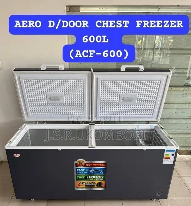 Aero Chest Freezer Double Door 600L (ACF-600) - 1