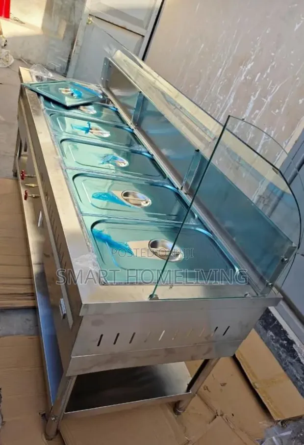Commercial Electric Bain Marie Buffet Food Warmer (6 Bowls) - 1