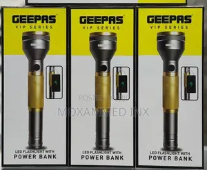 Geepas VIP Series Torch with Power Bank