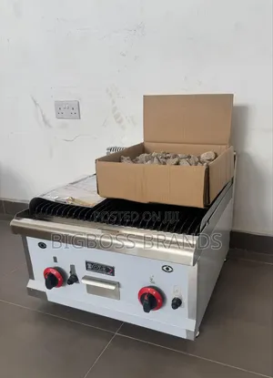 2 Burner Gas Lava Rocks Grill (60cm)