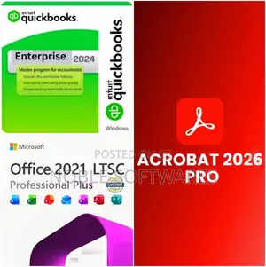 Intuit QuickBooks Enterprise 2024 + MS Office 2021 + Acrobat Pro