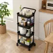 4-Tier Rolling Storage Trolley - 5
