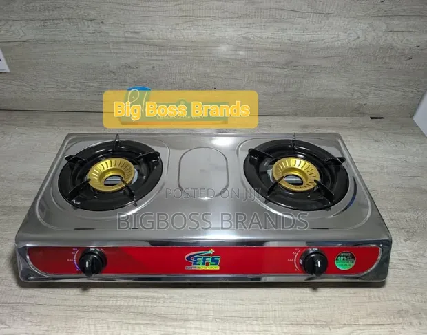 EFS Stainless Steel Gas Cooker - 2 Burners - 1