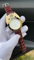 Men's Zhuoheng Leather Strap Watch with Built-in Lighter - 2
