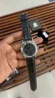 Men's Zhuoheng Leather Strap Watch with Built-in Lighter - 4