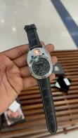 Men's Zhuoheng Leather Strap Watch with Built-in Lighter - 5