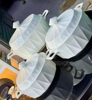Ceramic Serving Bowls Set with Lids