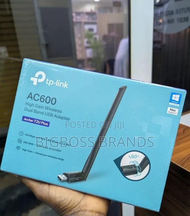 TP-Link AC600 Dual Band USB Wi-Fi Adapter (T2U Plus) - 1
