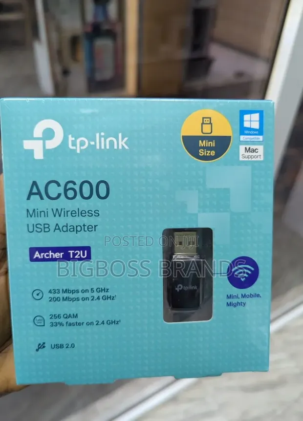 TP-Link Archer T2U AC600 Mini Wireless USB Adapter - 1
