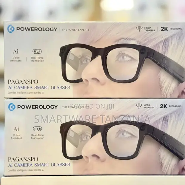 Powerology AI Camera Smart Glasses with Real-Time Translation - 1