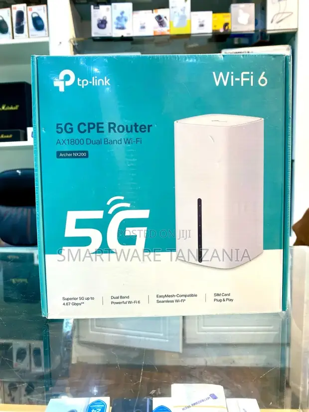 TP-Link 5G CPE AX1800 Dual Band WiFi 6 Router - 1