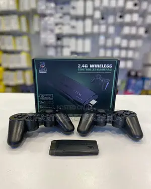 Wireless 2.4G Game Stick Console with Dual Controllers