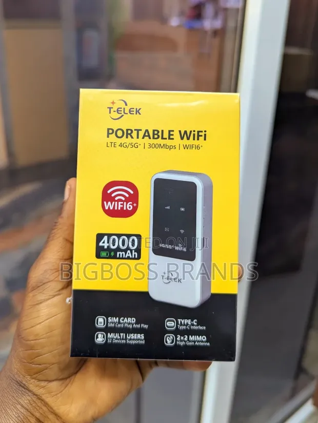 T-Elek Pocket Wi-Fi 6+ Portable (Inaunganisha Watu 32) - 1