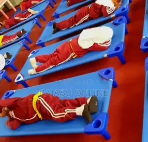 Brand New Kindergarten Bed - Blue Plastic