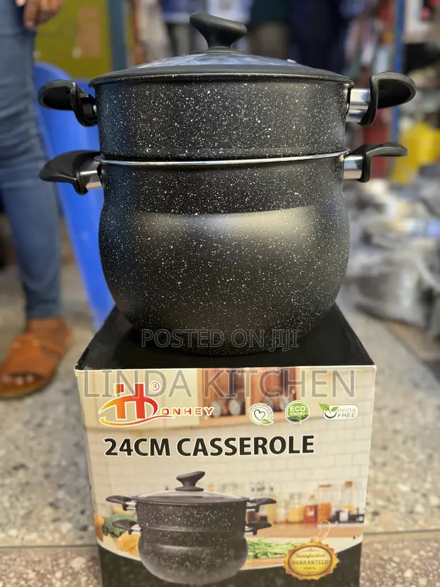 24cm Nonstick Pot - Cook & Steam - 1