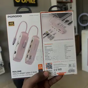 Porodo Malone Multiport USB Hub - 100W