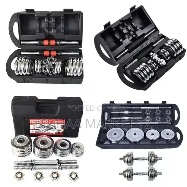 Bench 50kg Chrome Barbell Set - 1