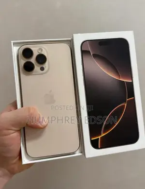 New Apple iPhone 16 Pro Max 256GB Gold