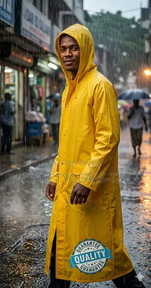 Protective Yellow Raincoat
