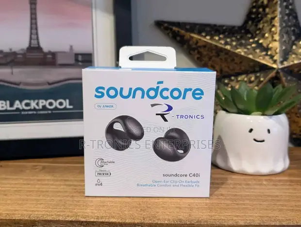 Soundcore C40i by Anker Vipaza Sauti vya Masikioni vya Open-Ear vya Clip-on - 1