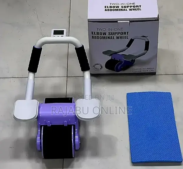 2-in-1 Elbow Support and Abdominal Wheel - 1