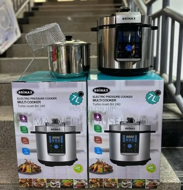 Brinax Turbo Crush BX 240 Electric Pressure Cooker - 1