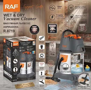 Raf Wet & Dry Vacuum Cleaner 20L Steel Body
