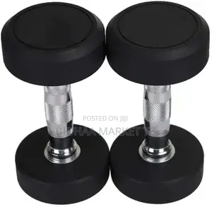 15kg Rubber Dumbbell Set