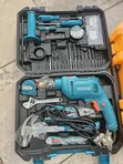 Toolkit ya Nyumbani ya Vipande 115 vya Total na Impact Drill ya 680W - 2
