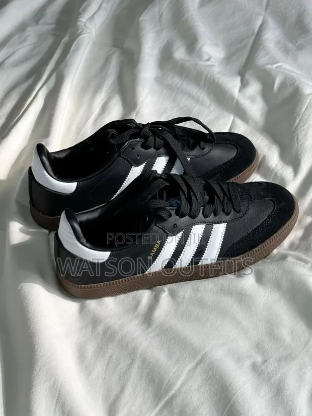Viatu vya Adidas Samba vya Wanaume vya Ngozi - 1